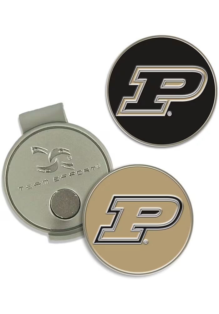Black Purdue Boilermakers Cap Clip Cap Clip