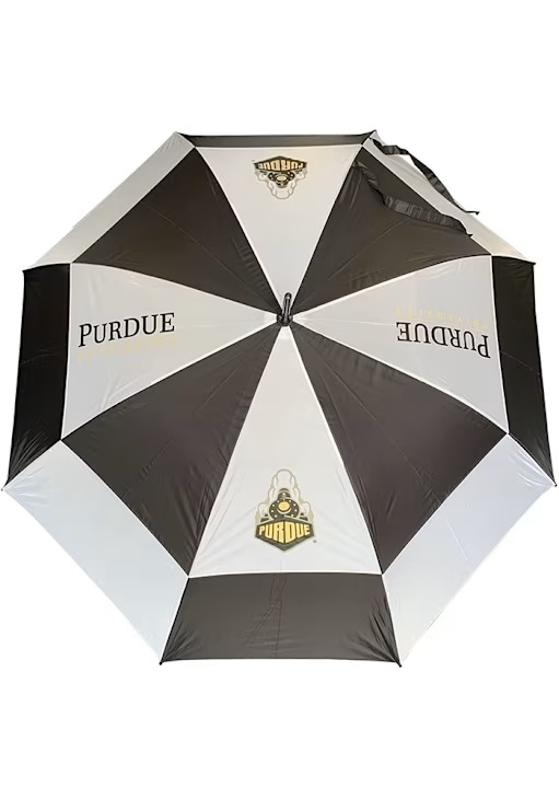 Black Purdue Boilermakers 62 Inch Golf Umbrella