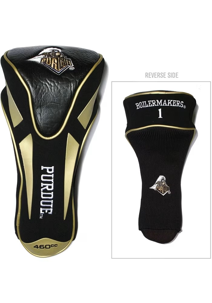 Black Purdue Boilermakers Apex Driver Golf Headcover