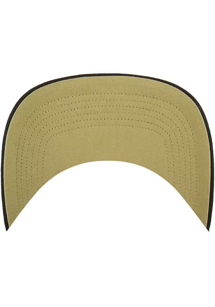 47 Black Purdue Boilermakers Overhand Hitch Adjustable Hat
