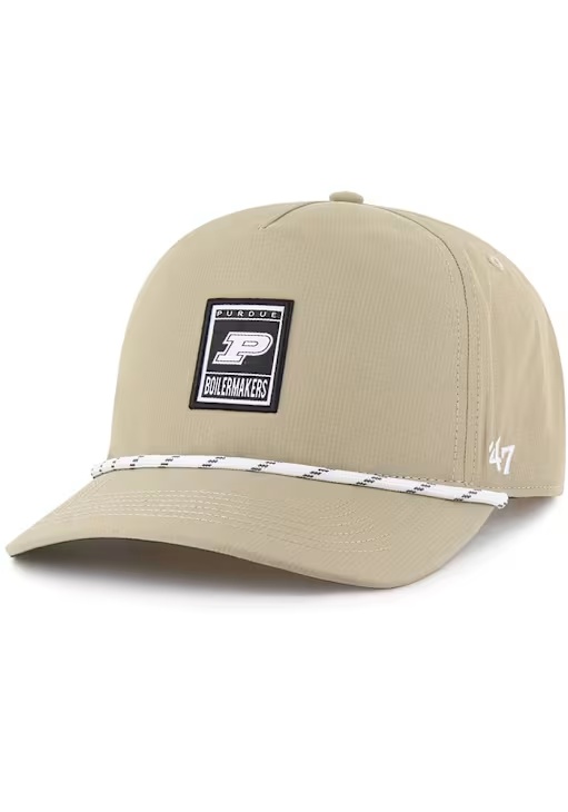47 Tan Purdue Boilermakers Cozumel Hitch Adjustable Hat
