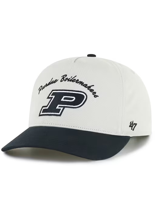 47 Ivory Purdue Boilermakers Stable Hitch Adjustable Hat