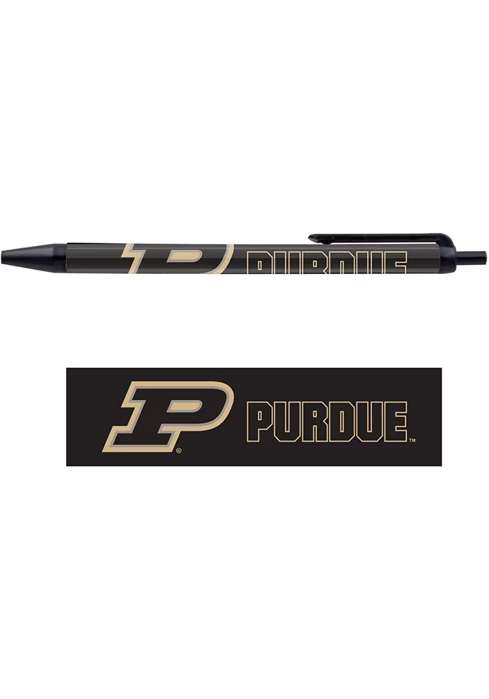 Black Purdue Boilermakers 5 Pack Pen