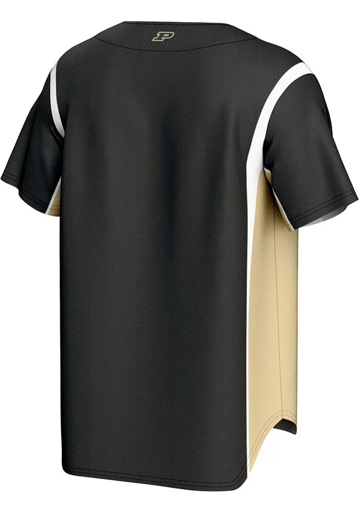 Youth Purdue Boilermakers Black ProSphere Rival Baseball Jersey Jersey 2 Youth Purdue Boilermakers Black ProSphere Rival Baseball Jersey Jersey