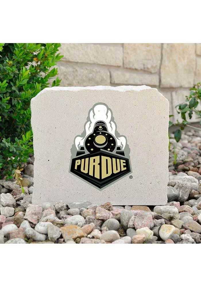 Black Purdue Boilermakers 7x8 Inch Boilermaker Rock