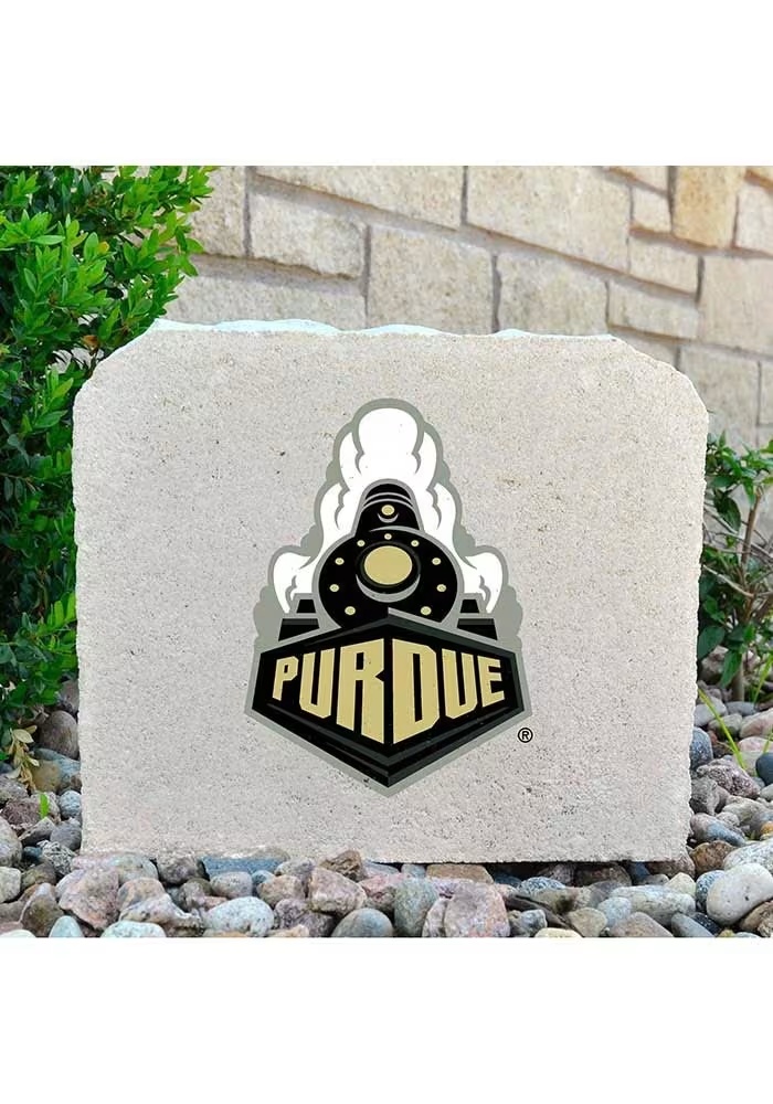 Black Purdue Boilermakers 11x9 Inch Boilermaker Rock