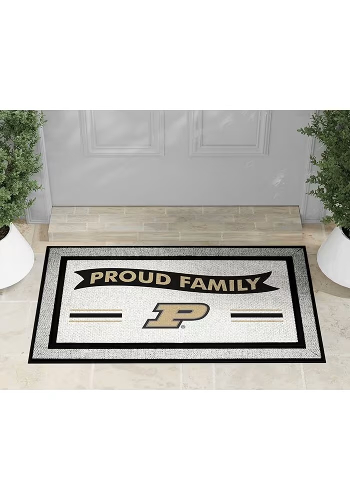 Ash Purdue Boilermakers Proud Family 18x30 Door Mat