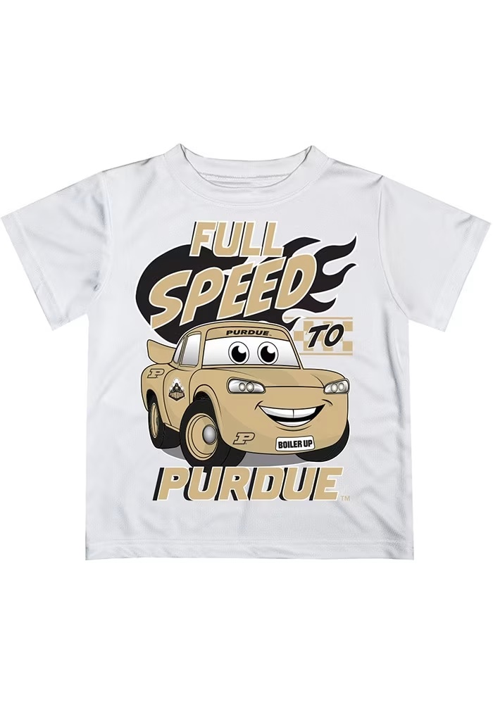 Infant Purdue Boilermakers White Vive La Fete Full Speed Short Sleeve T-Shirt