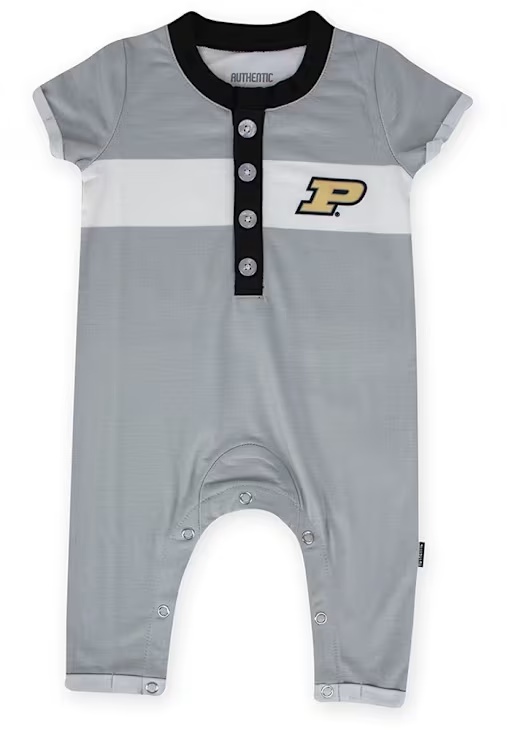 Baby Black Purdue Boilermakers Cleo Short Sleeve One Piece