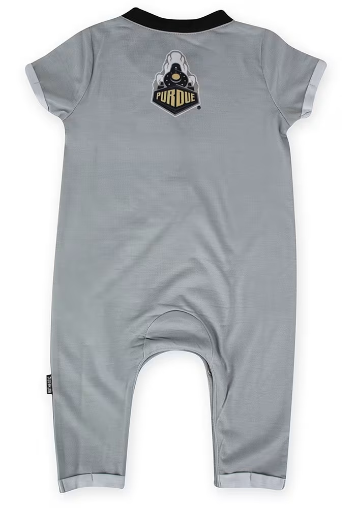 Baby Black Purdue Boilermakers Cleo Short Sleeve One Piece