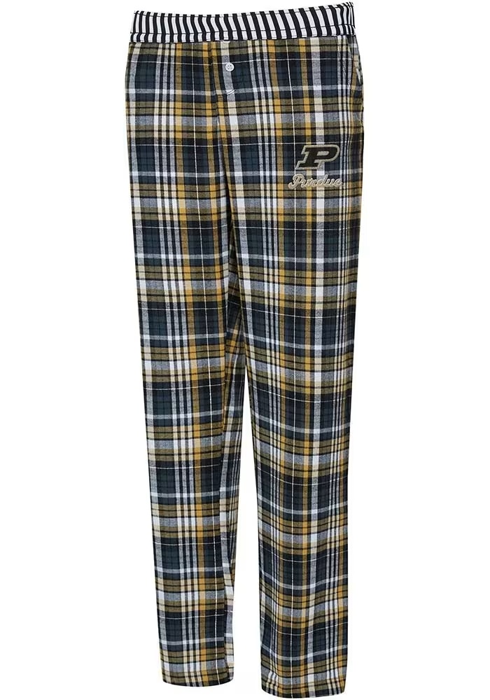 Womens Purdue Boilermakers Black Concepts Sport Laney Loungewear Sleep Pants