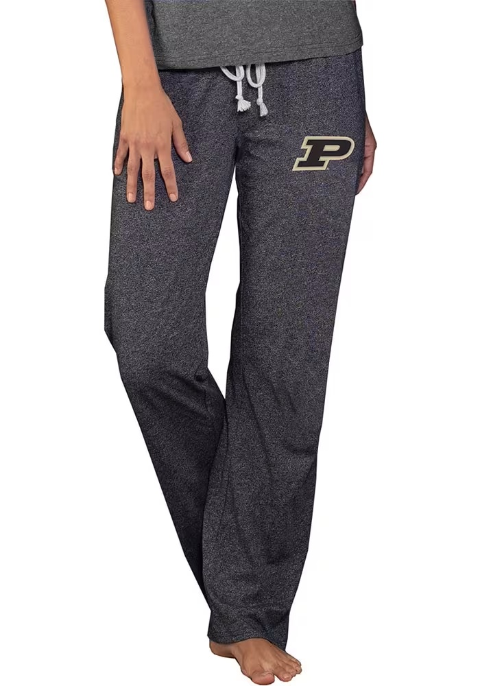 Womens Purdue Boilermakers Charcoal Concepts Sport Quest Knit Loungewear Sleep Pants