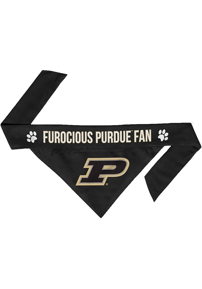 Black Purdue Boilermakers Reversible Pet Bandana