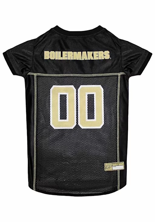 Black Purdue Boilermakers Mesh Pet Jersey