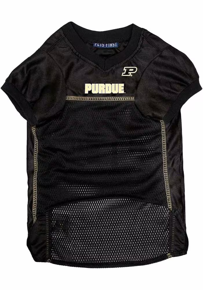 Black Purdue Boilermakers Mesh Pet Jersey
