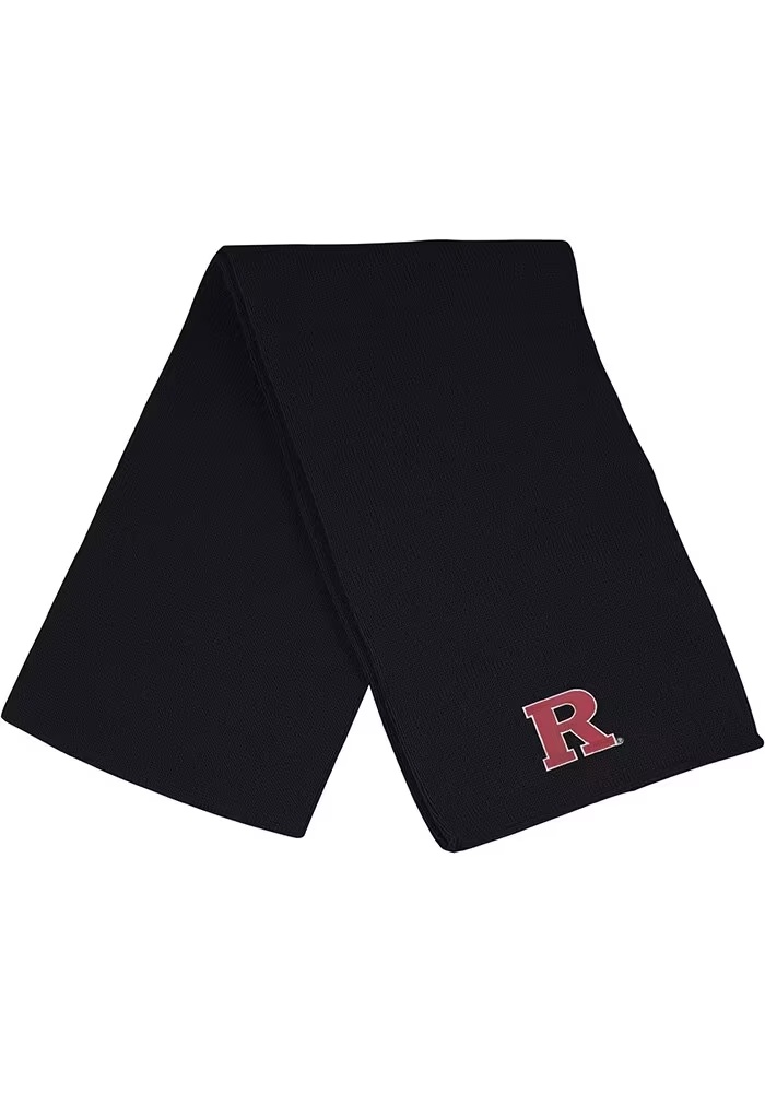 Rutgers Scarlet Knights LogoFit Frosty Mens Scarf - Black