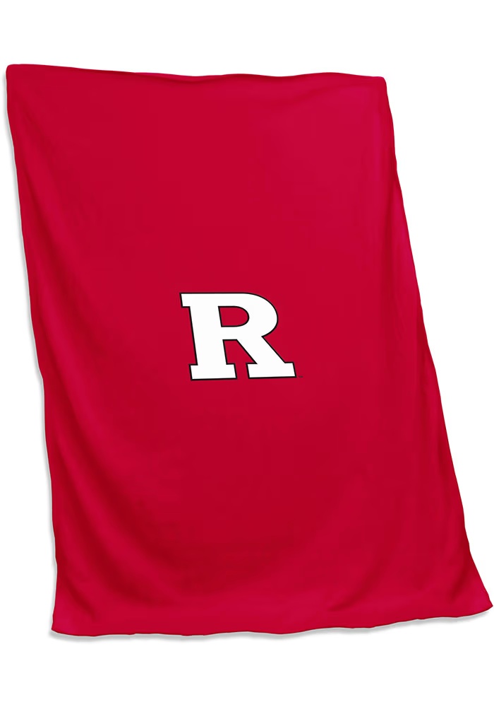 Scarlet Knights Red Logo Brands Screened Sweatshirt Sweatshirt Blanket