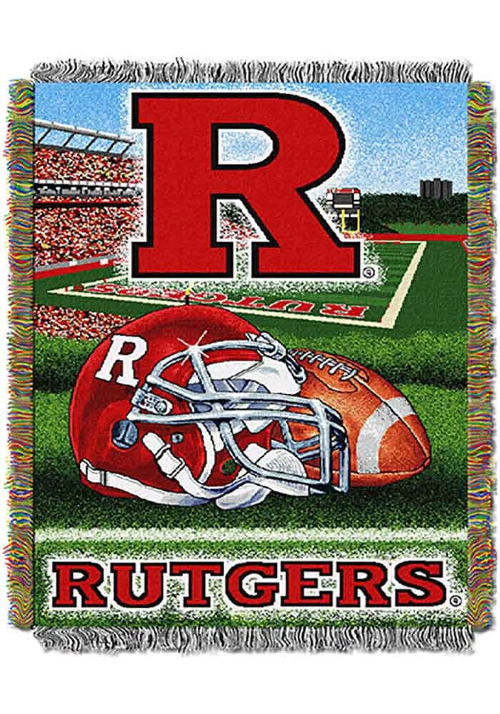 Red Rutgers Scarlet Knights 48x60 Home Field Advantage Wall Hanging Tapestry Blanket
