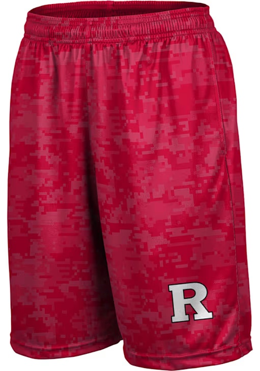 Mens Rutgers Scarlet Knights Red ProSphere Digital Shorts