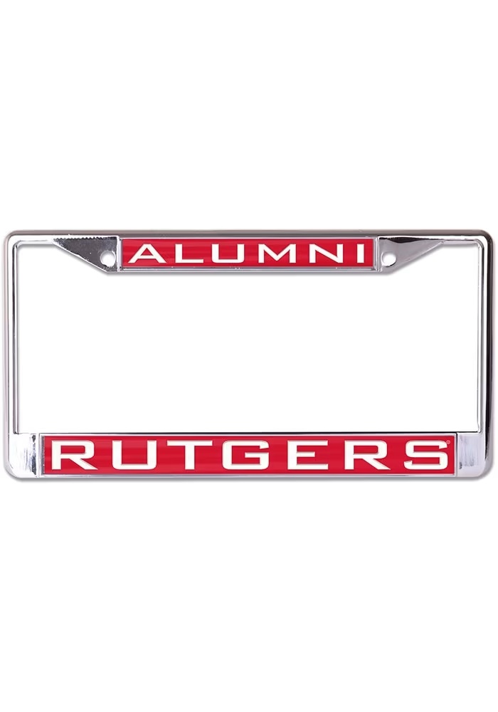 Rutgers Scarlet Knights Red  Team Color Alumni License Plate Frame