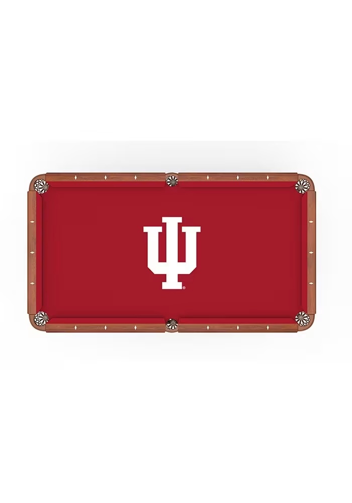 Crimson Indiana Hoosiers Pool Table Cloth Pool Table