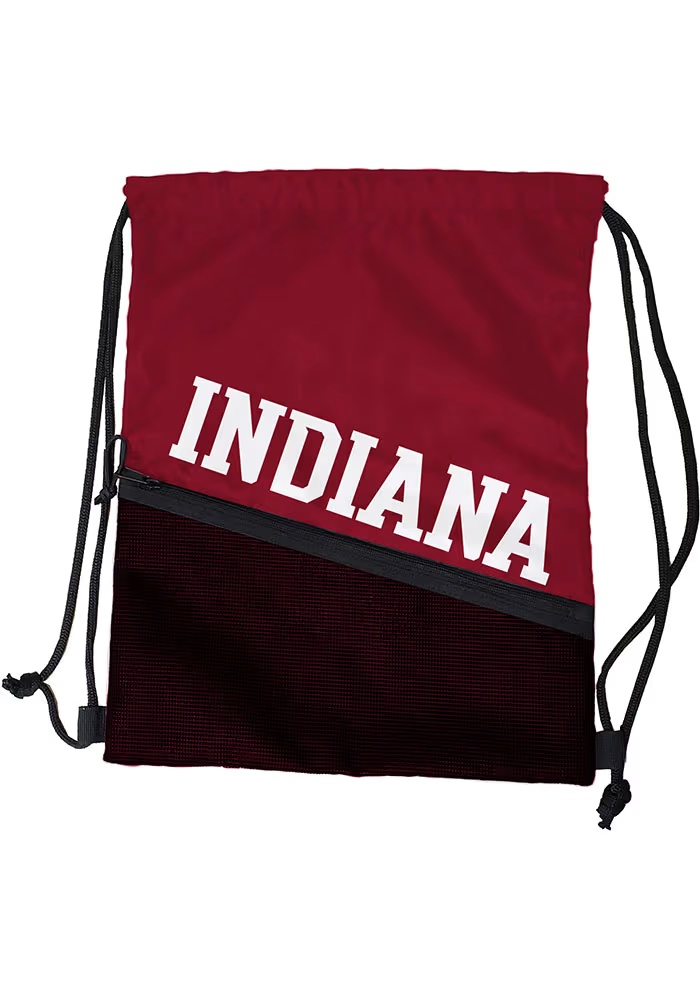 Indiana Hoosiers Logo Brands Tilt String Bag - Red