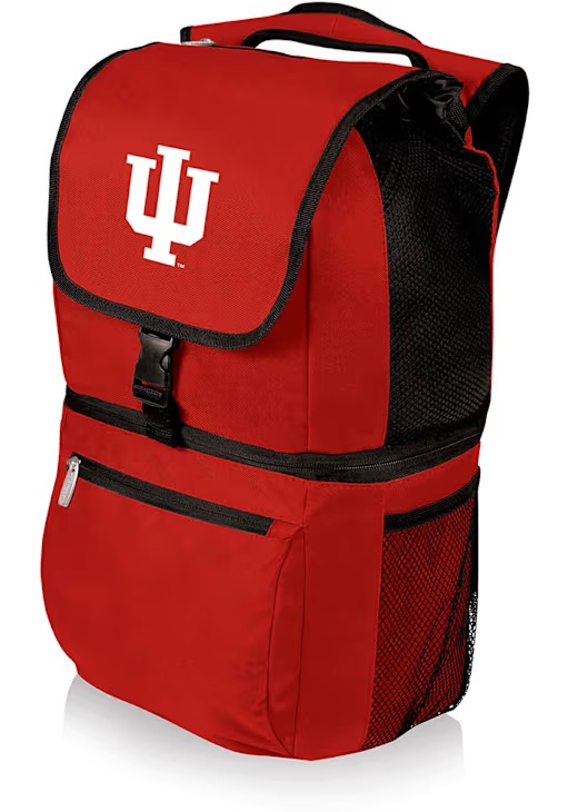 Indiana Hoosiers Picnic Time Zuma Cooler Backpack - Red