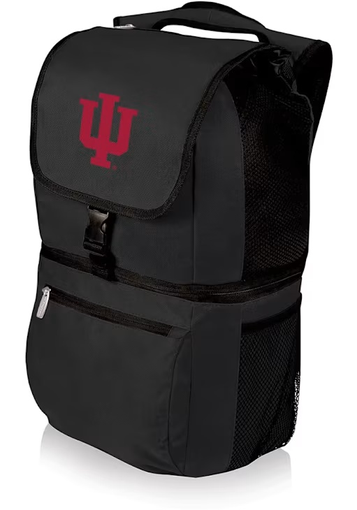 Indiana Hoosiers Picnic Time Zuma Cooler Backpack - Black