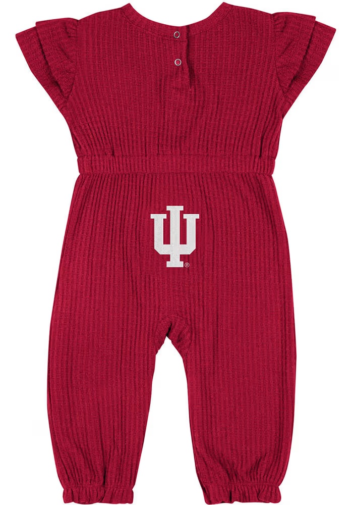 Baby Indiana Hoosiers Cardinal Colosseum Beautopia Short Sleeve One Piece