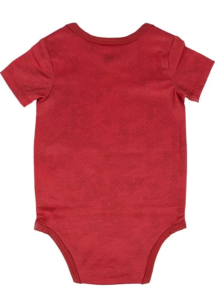 Baby Cardinal Indiana Hoosiers Christer Short Sleeve One Piece