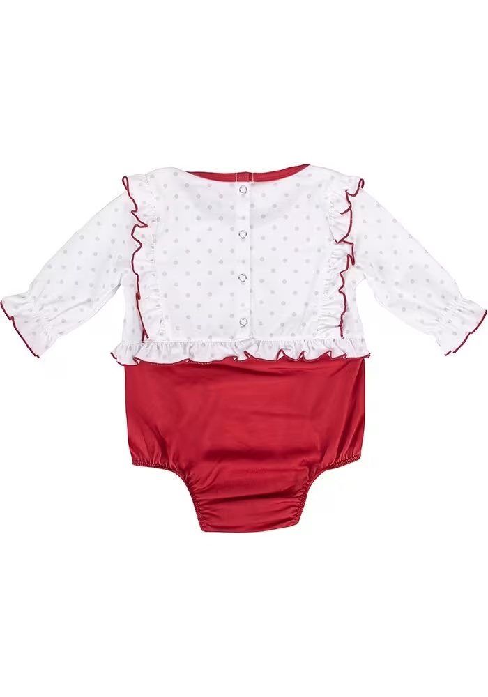 Baby Cardinal Indiana Hoosiers Rene LS One Piece