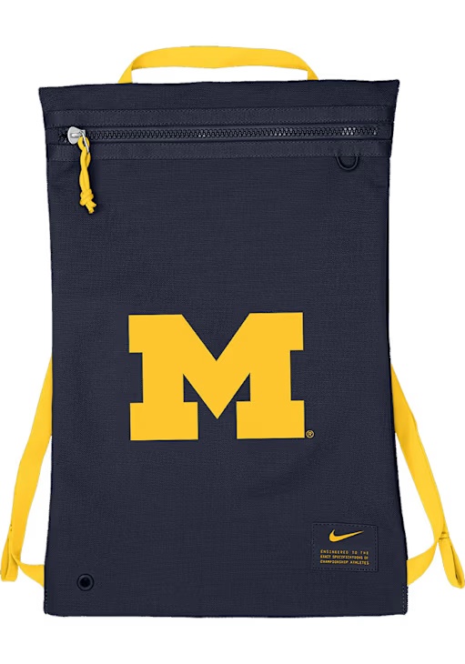 Michigan Wolverines Nike Utility Gym Bag - Blue