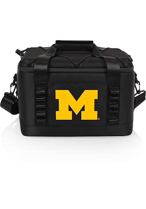 Michigan Wolverines Picnic Time Eco-Friendly Tote Bag - Black