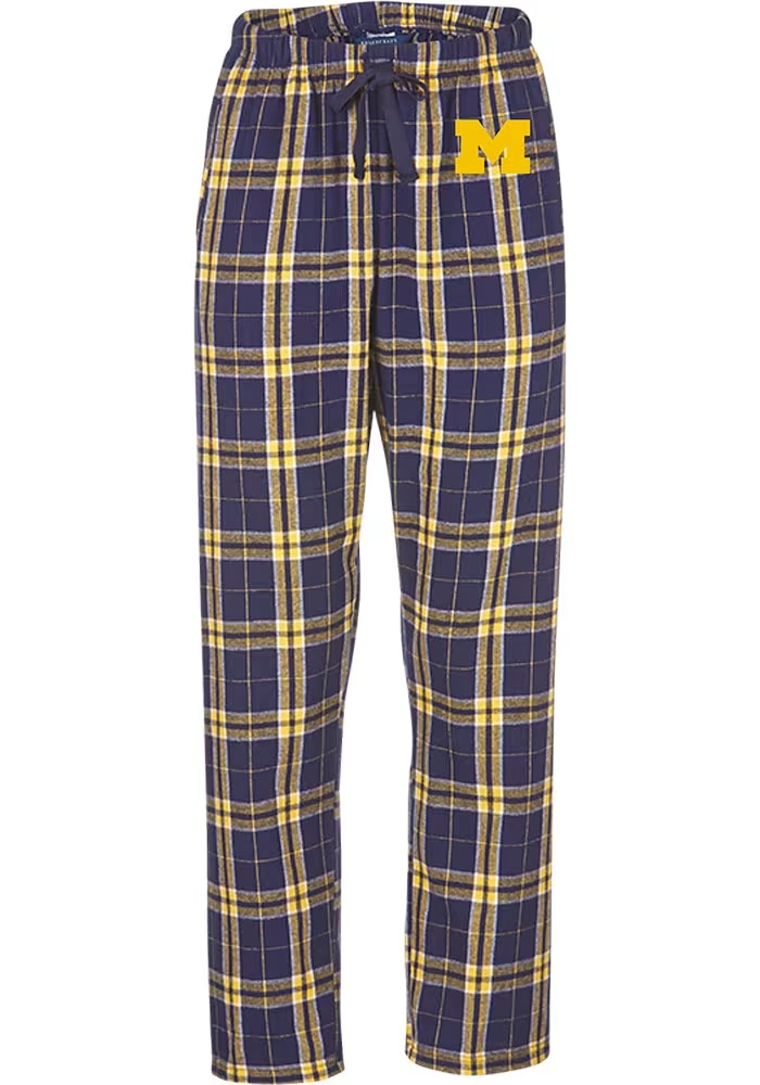 Womens Navy Blue Michigan Wolverines Haley Lounge Loungewear Sleep Pants