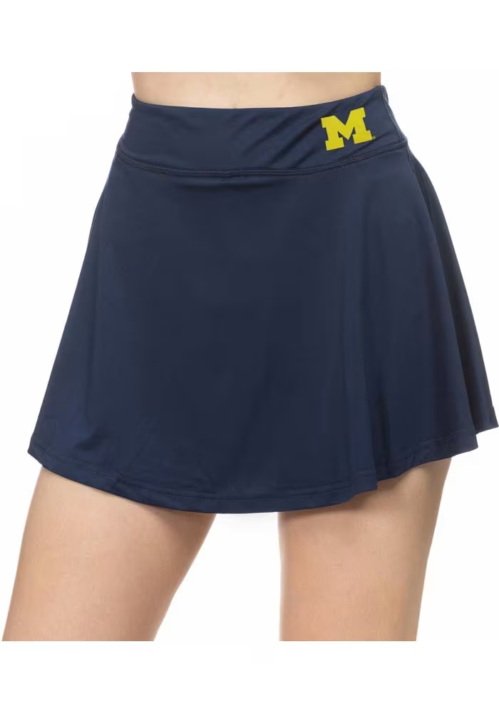 Womens Blue Michigan Wolverines Skort Skirt