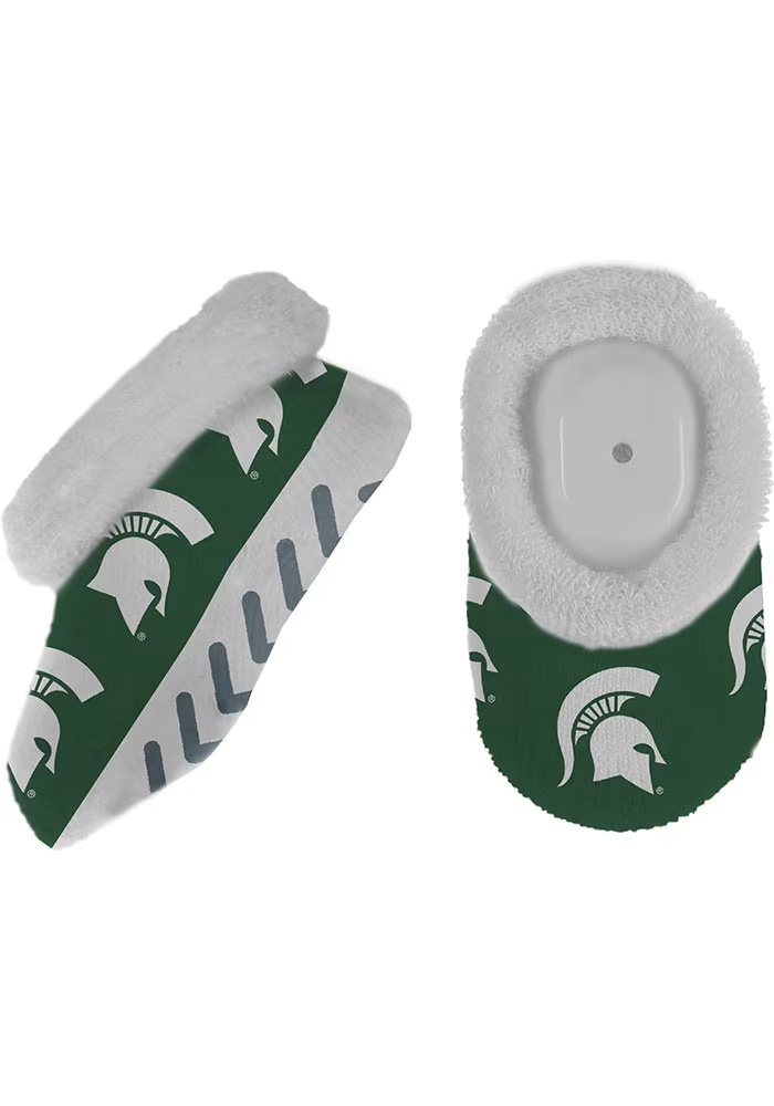 Forever Fan Michigan State Spartans Baby Bootie Boxed Set - Green