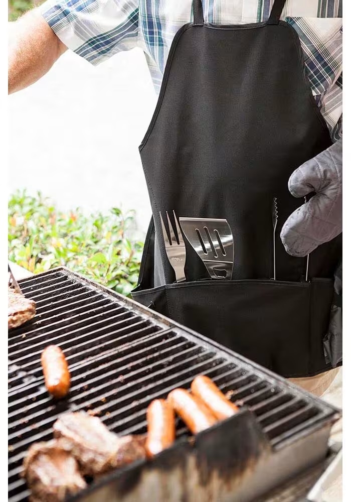 Black Michigan State Spartans Pro Grill Apron Set