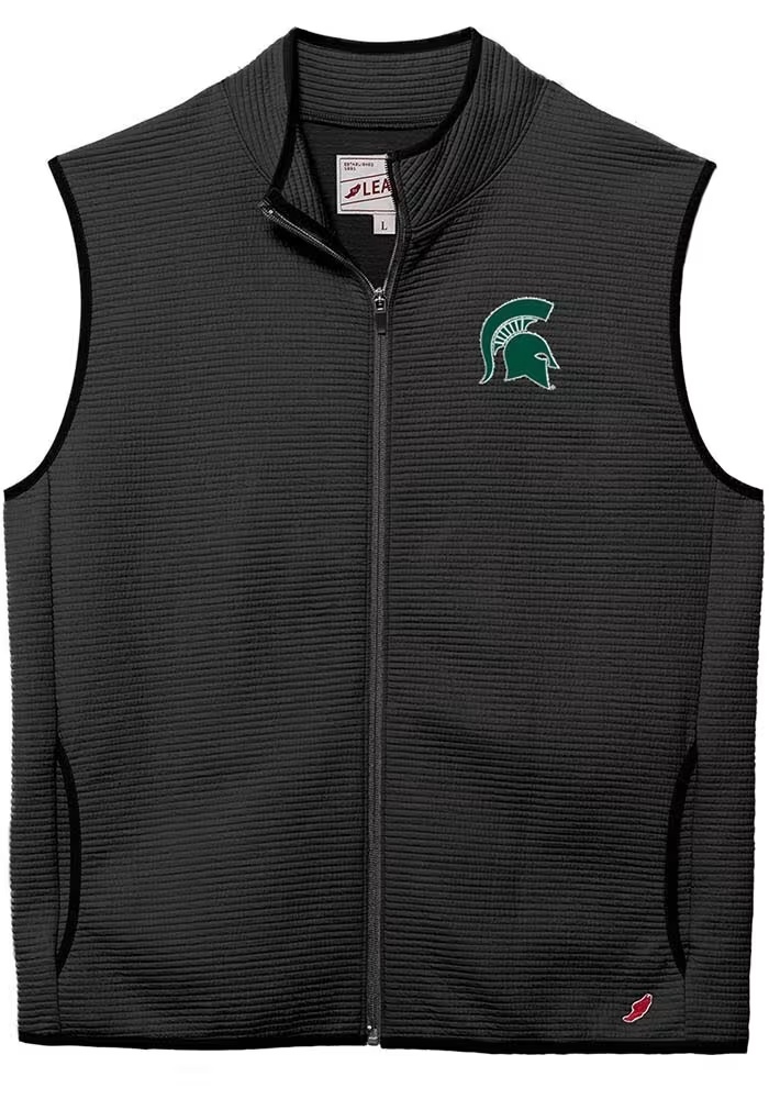 Mens Black Michigan State Spartans Summit Vest
