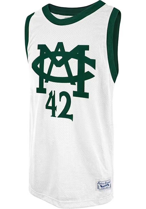 Morris Peterson Mens White Michigan State Spartans College Classic Name and Number Basketball Jers..