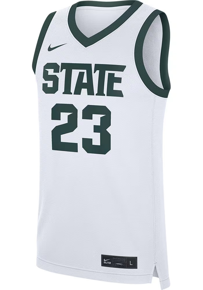 Draymond Green Mens White Michigan State Spartans Replica Basketball Basketball Jersey