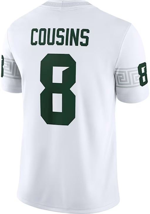 Kirk Cousins Nike Mens White Michigan State Spartans Football Kirk Cousins Vapor Football Jersey