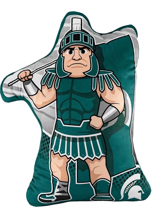 Green Michigan State Spartans Team Mascot Plush