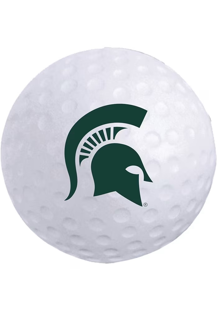 Michigan State Spartans White Jardine Golf Ball Stress ball